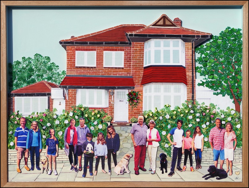 LAWES FAMILY HOME PORTRAIT